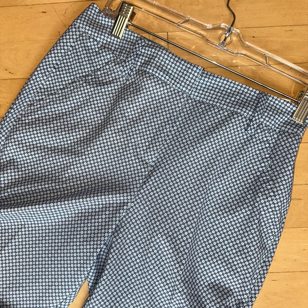 PUMA grey/navy mini geo print golf pant, 0,  GD1171 - Picture 2 of 5